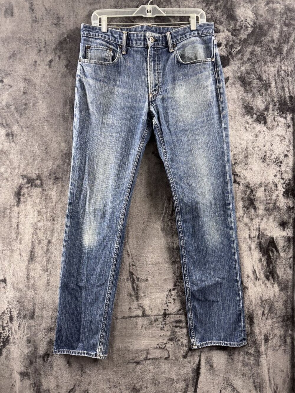 Bonobos The Blue Jean Straight Fit Jeans Mens 34 X 34 Medium Wash Stretch Denim